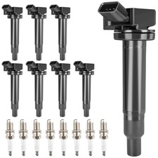 HYR Set of 8 Ignition Coil Pack and Iridium Spark Plugs Fit for 4.3L 4.7L 200...