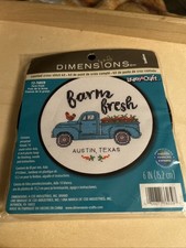Dimensions Counted Cross Stitch Kit Farm Fresh Truck 72-76039