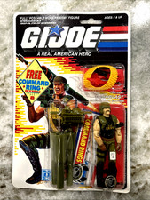 1989 Hasbro GI Joe BACKBLAST Anti Aircraft Soldier Ring Variant New On Card