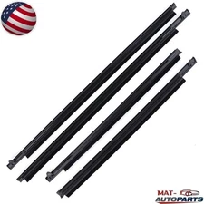 4RUNNER 96-02 Door Glass Belt Outer Molding Weatherstrip 68161-35010 Set of 4