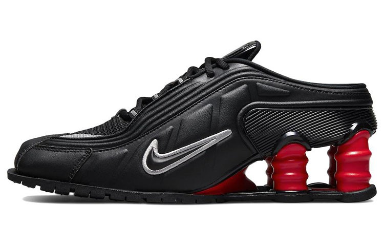 Martine Rose x Nike Shox Mule MR4 'Black Comet Red' Women's Shoes