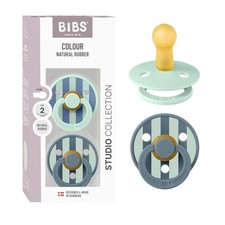Studio Collection Pacifier 2-Pack - BPA-Free Natural Silicone, Round Nipple