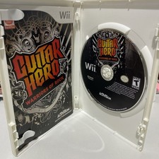 Guitar Hero: Warriors of Rock (Nintendo Wii, 2010) CIB Complete Case Manual Disc