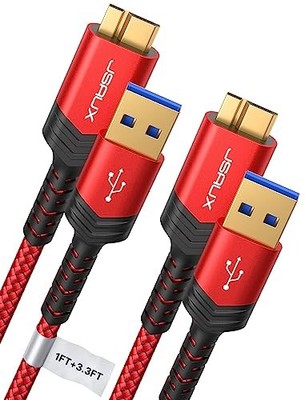 Durable Micro USB 3.0 Cable Pack for Fast Data and Charging