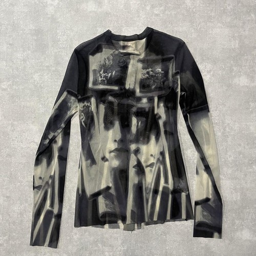 Haut Manches Longues Vintage Jean Paul Gaultier 1995 - Motif Tattoo - Taille M Homme