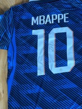 Kylian Mbappe Signed France Home Shirt With Coa Included