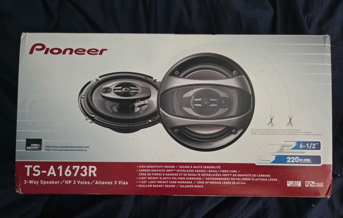 Pioneer TS-A1673R 3-Way 6.5in. Car Speaker 12562940038| eBay