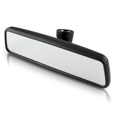 Black Rear View Interior Mirror Compatible with VW Golf MK4/MK5/MK6 Jetta 