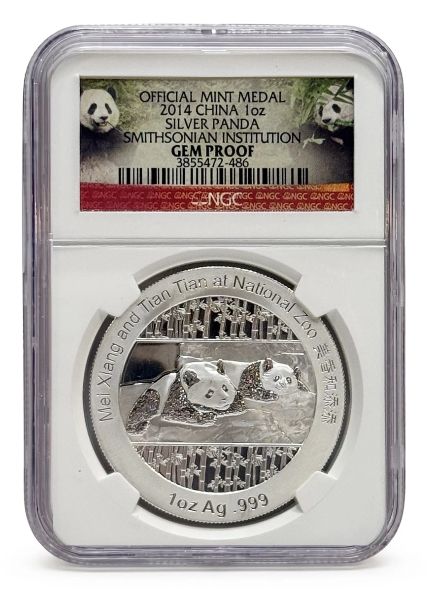 Chinese Panda NGC 2014 Silver Bullion Coins for sale | eBay