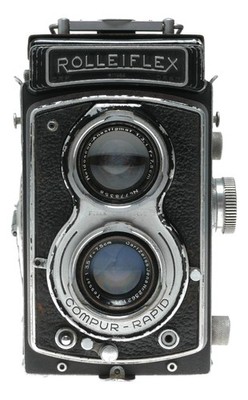 Rolleiflex TLR Camera Carl Zeiss Tessar 75mm f/3.5 Lens | eBay