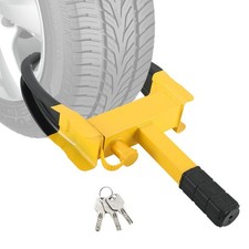 Wheel Clamp Lock Anti Theft Tire Lock, Adjustable Trailer Wheel Lock Securi...