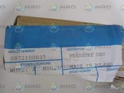 ATLAST COPCO 0-230PSI PRESSURE GAUGE 0872100037  NSMP