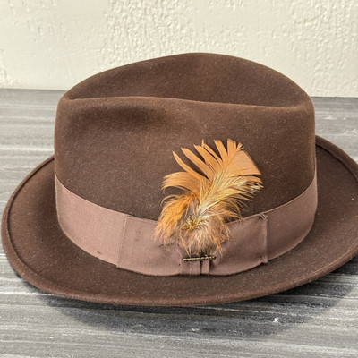 帽子 50s VINTAGE LEE whippet cl 7 1/4 58cm Vintage Royal Stetson Whippet Fedora Hat 7 1/4 | eBay