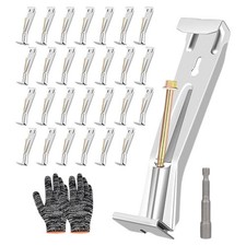 28Pcs Hidden Gutter Hangers 5 inch Accessories Easy to Install Heavy Duty Easily