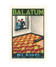 Vintage Journal Balatum Carpet Advertisement