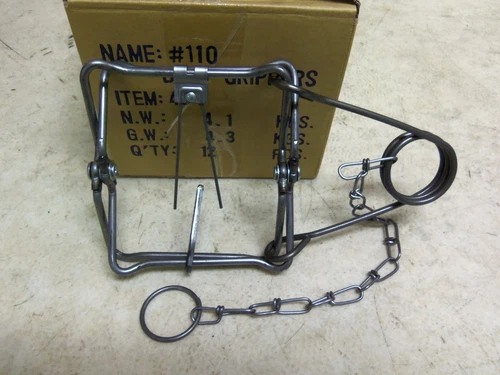 6 Bridger 110 Magnum Body Gripping  Traps  Trap  Muskrat 404 Mink