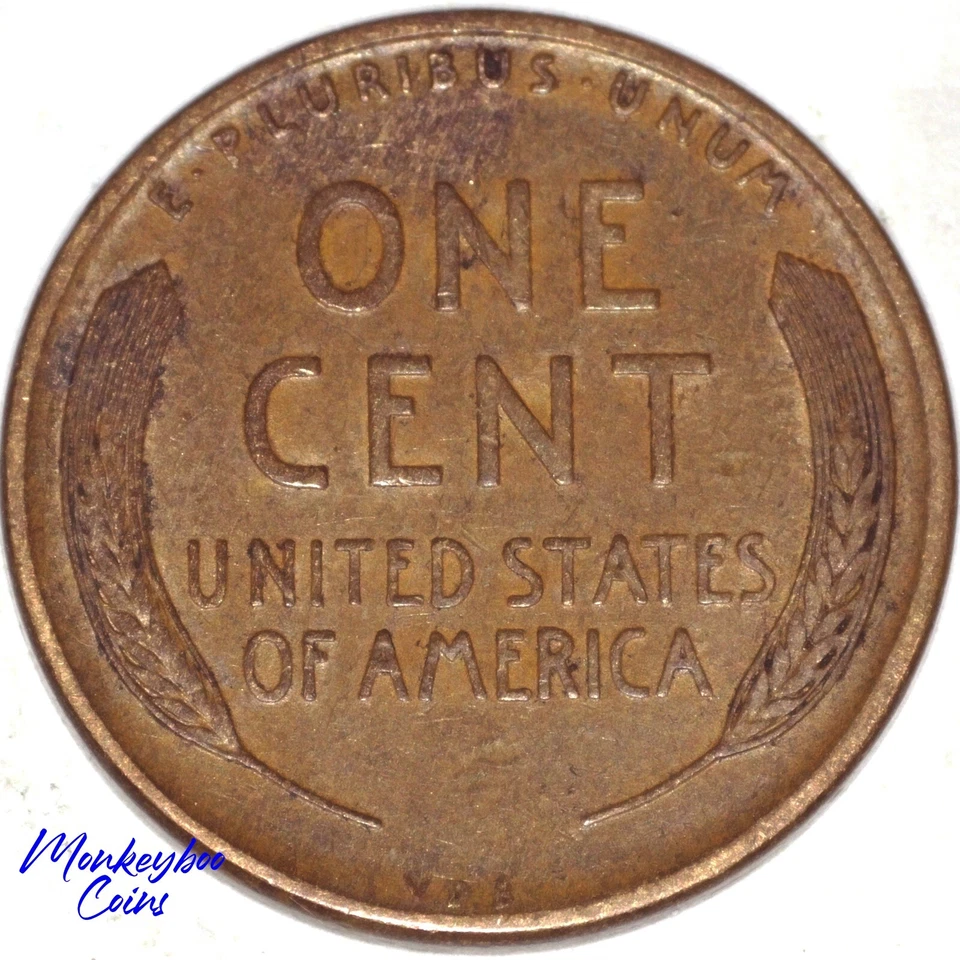 1909 VDB Lincoln Wheat Cent - Obverse Spiked Head Die Crack - Rare Error Coin - Image 3 of 4