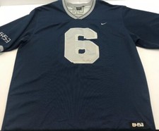 90  s Vintage Nike 6453 Series Jersey 6 Navy Gray Mens Size XL All Embroidered