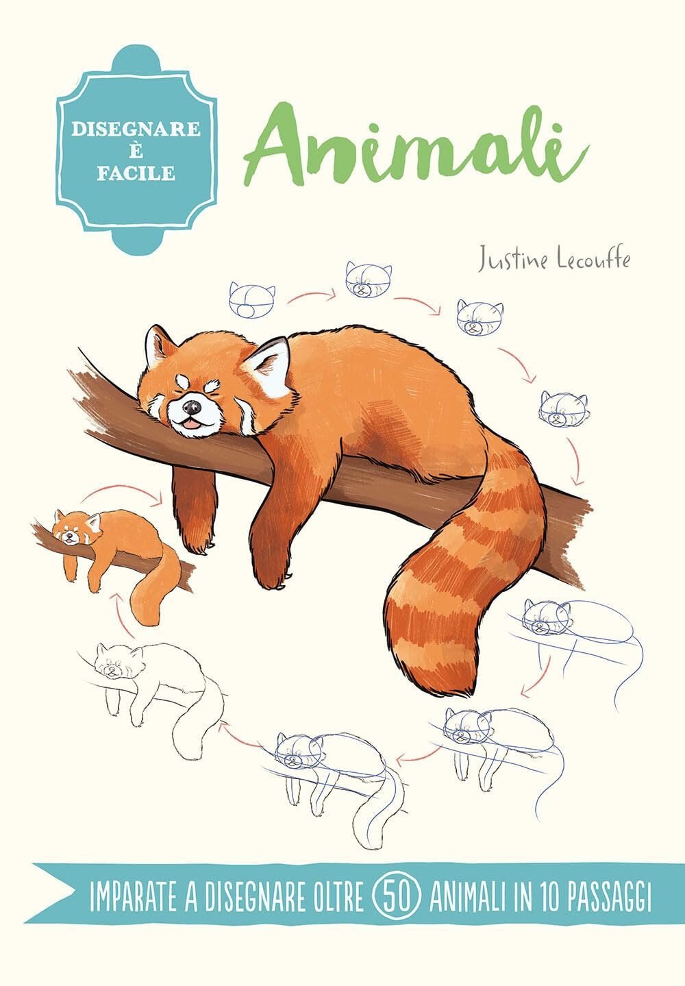 9788827604205 Animali. Disegnare è facile - Justine Lecouffe