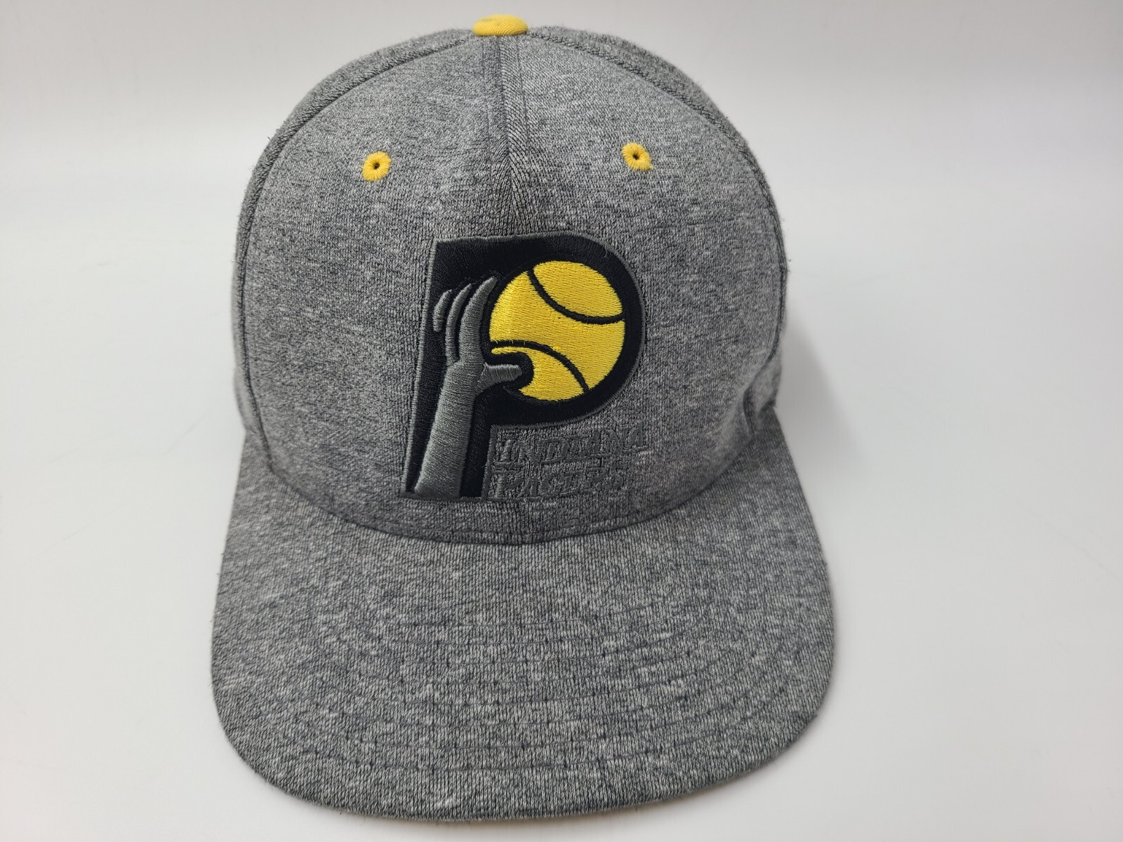 Indiana Pacers Mitchell & Ness Hardwood Classics Snapback Hat Cap Men NBA Gray