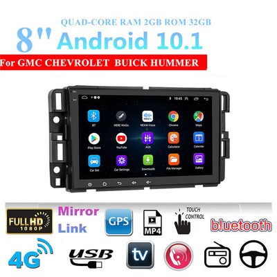 Für Chevy Silverado GMC Sierra Yukon Stereo Radio GPS NAVI MP5 8'' Android 10.1