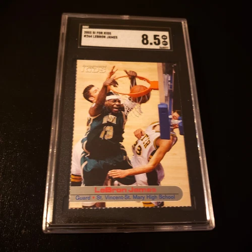 2003 SI For Kids Lebron James RC Rookie SGC 8.5