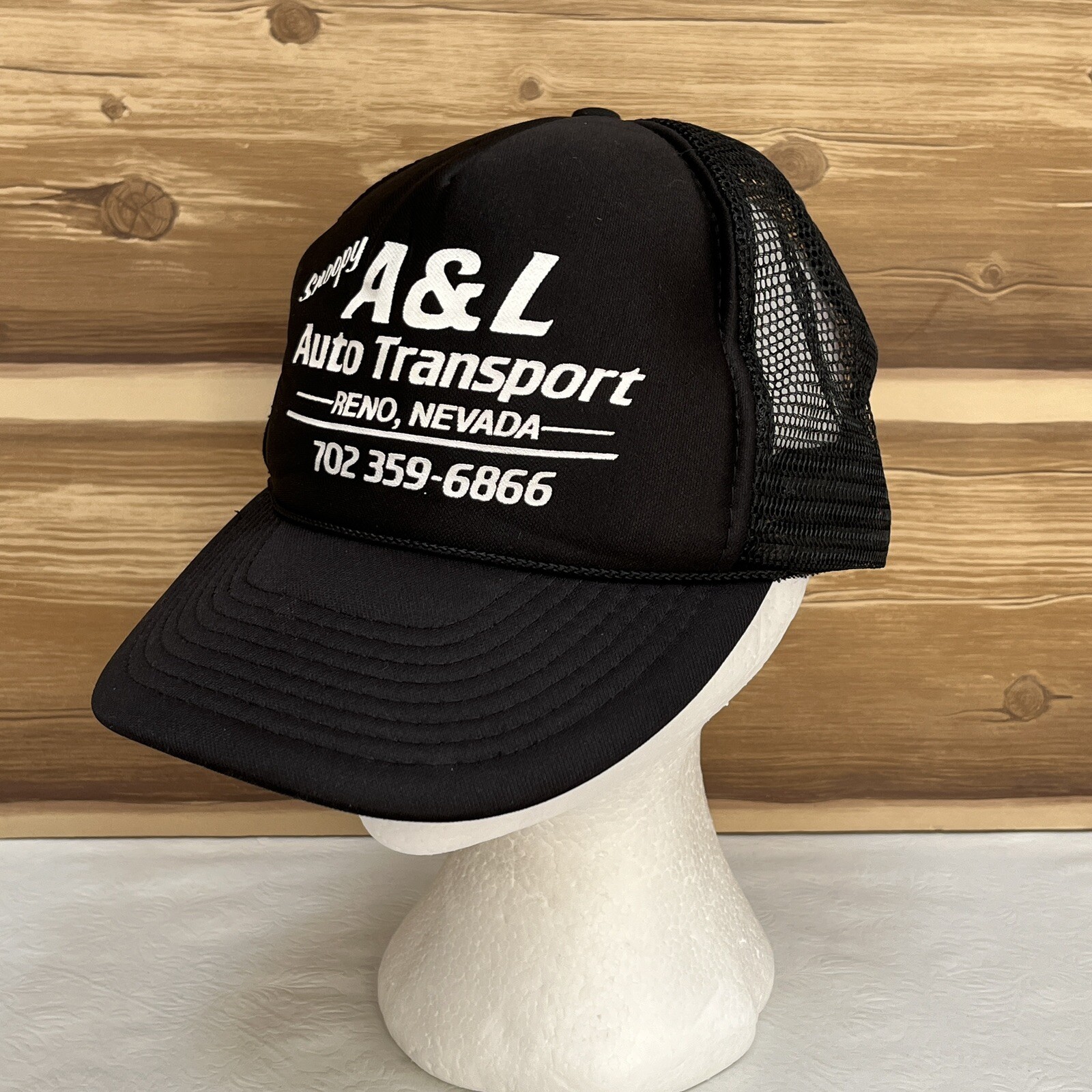 A&L Auto Transport Reno NV Hat Cap Snapback Black Trucker Mesh  Mens