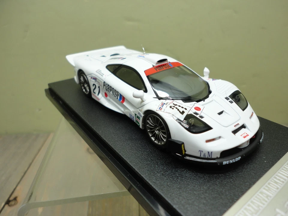McLaren F1 GTR 1999 1/43 Mirage HPI Racing Fuji 1000 km #21 daños 8534 Miyazawa Foto 4 de 4