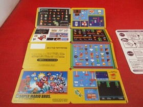 Super Mario Bros. Nintendo Famicom History Book Promo Sticker Sheet