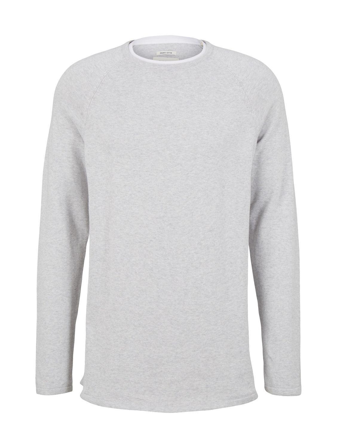 Джинсовый пуловер Tom Tailor от Herren Rundhals БАЗОВЫЙ - Regular Fit X-XXL Grau 6790₽