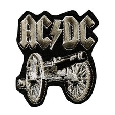AC/DC Hard Rock Embroidered Iron on Patch For Those About to Rock We Salute You