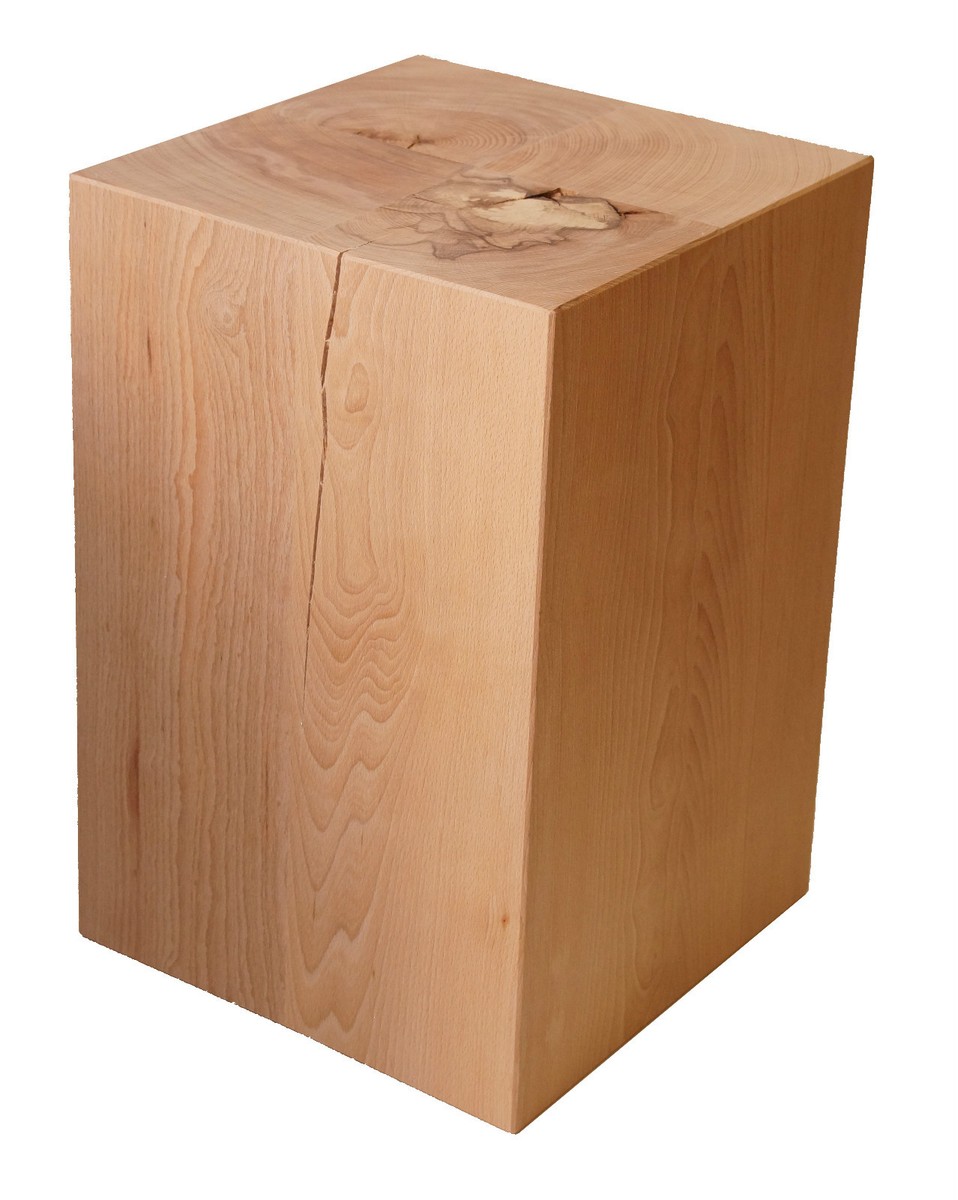 Natur Holzblock Buche Nachttisch Beistelltisch Ablage Holzblock 45x30x30 cm  | eBay.de