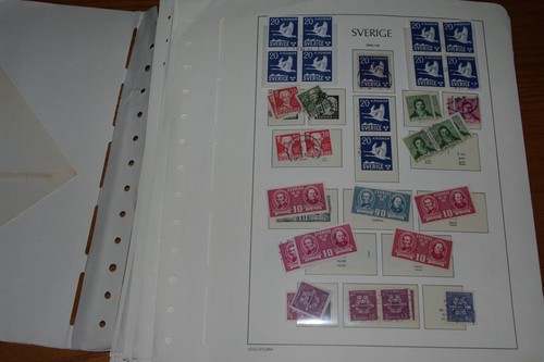 Schweden-Sammlung 1942-1975 Leuchtturm +1976-1980 Schaubek-Seiten siehe 110 Foto - Bild 2 von 24