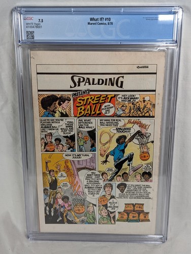 Marvel What If #10 1st Appearance of Jane Foster as Thor CGC 7.5 VF White Pages - Picture 2 of 6