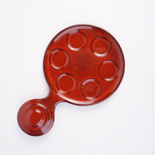 Schöne rote WMF * Schneckenpfanne Keramik 60er Jahre Vintage Mid Century