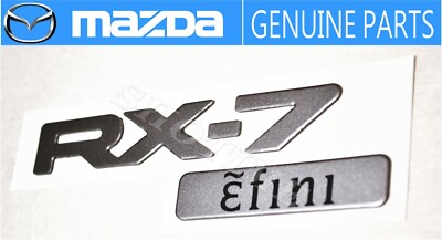 MAZDA RX-7 FD3S  Efini Genuine Rear Badge Emblem RARE ITEM  JDM 