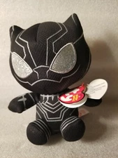 Ty Marvel Black Panther Beanie Baby Original Plush Soft Toy 6" Avengers Age 3+