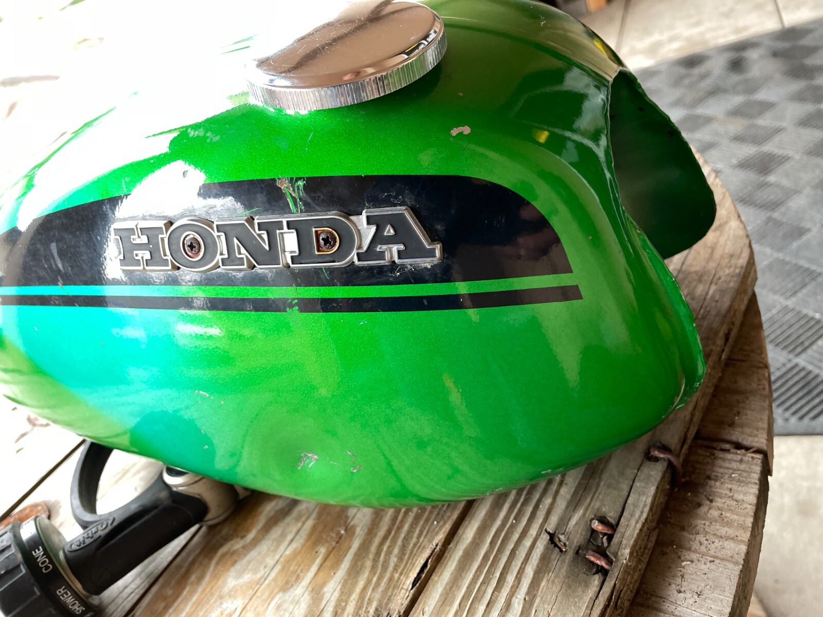 1971 Honda SL125 K0 Gas Tank Candy Emerald Green Original Paint HM331