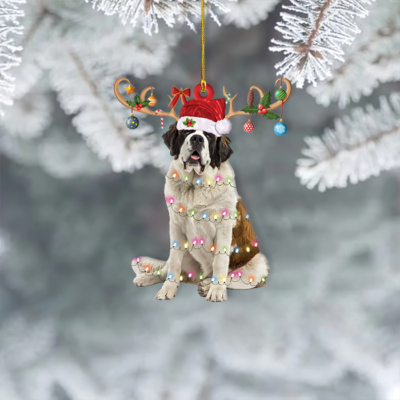 Christmas Cards - Saint Bernard Christmas Sleigh Ride