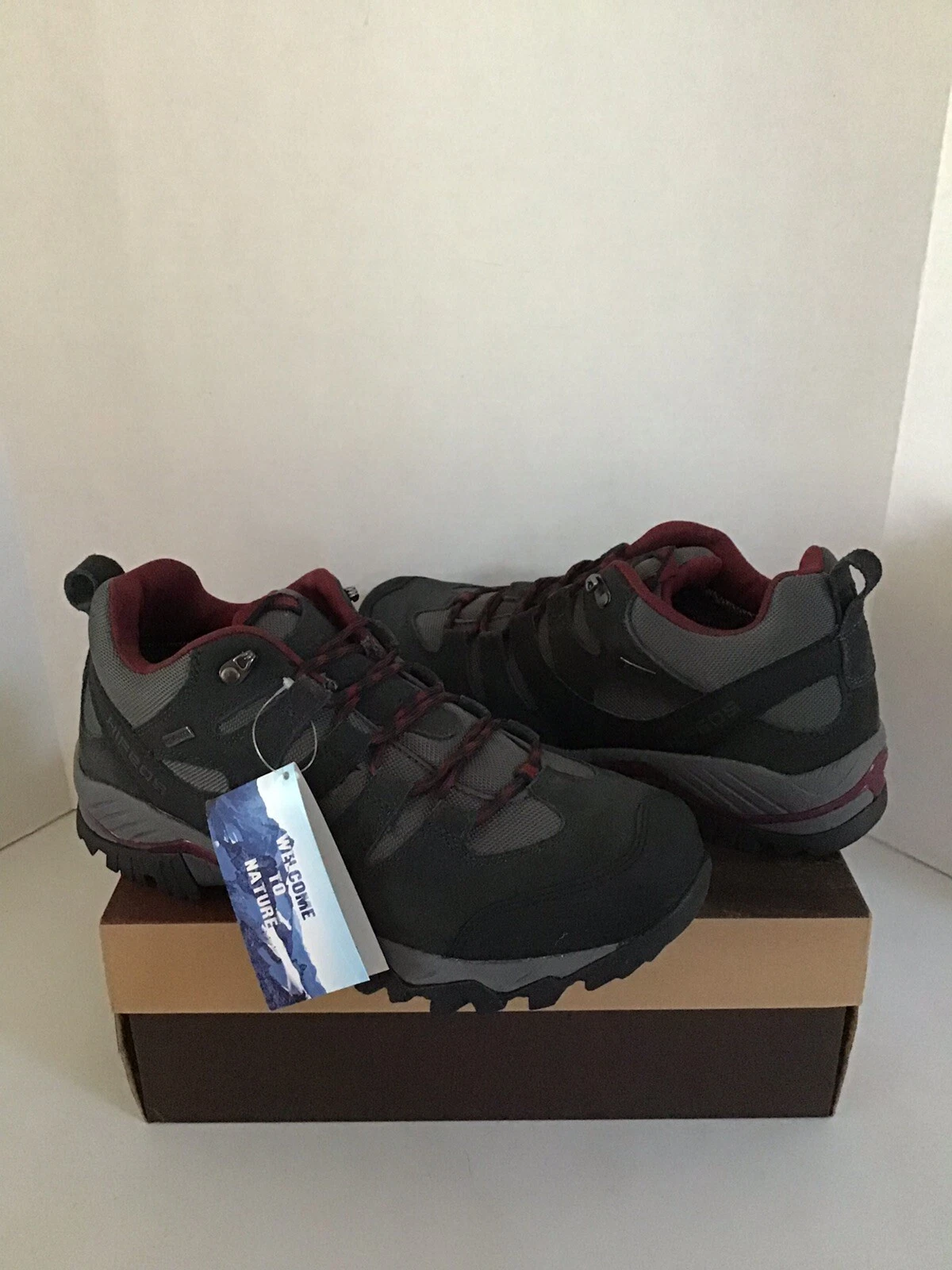 HIFEOS Mens Hiking Boots/Shoes Outdoor Trekking Camping Low Top Ankle Shoes Sz 9