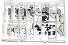 Assorted Box of 140 Qty Woodruff Keys Imperial Car Workshop Garage AT124