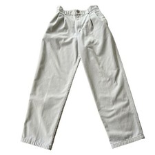 Green Dog Pants Boys 14 Reg Pleated Chino School Uniform Stone Beige 26" Inseam