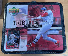 Upper Deck Tribute to Mark McGwire Lunchbox and Cards New in Box