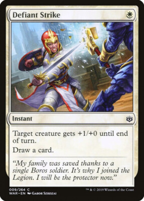 Magic MTG Tradingcard War of the Spark 2019 Defiant Strike 9/264