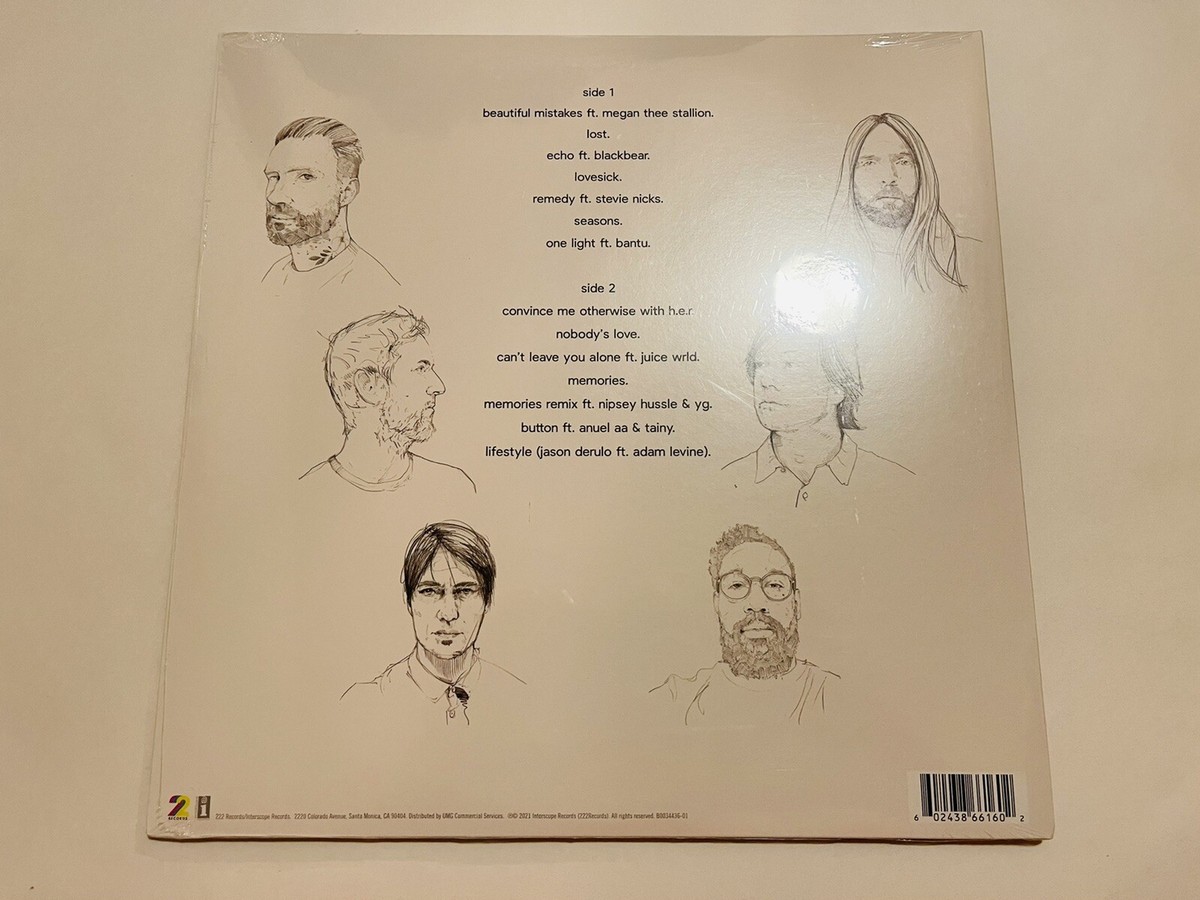 MAROON 5 Jordi Pink Colored LP Vinyl Limited Edition NEW SEALED In