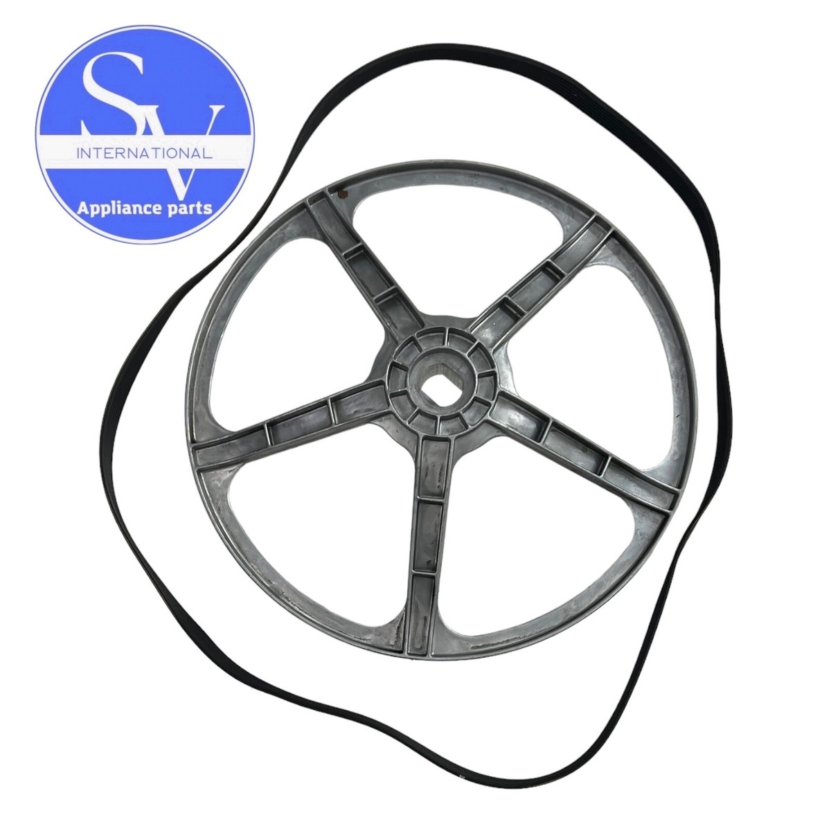 GE Midea Washer Drive pulley and Belt WH07X10022 WH08X10050