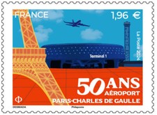 France - 50 years from Paris-Charles de Gaulle airport