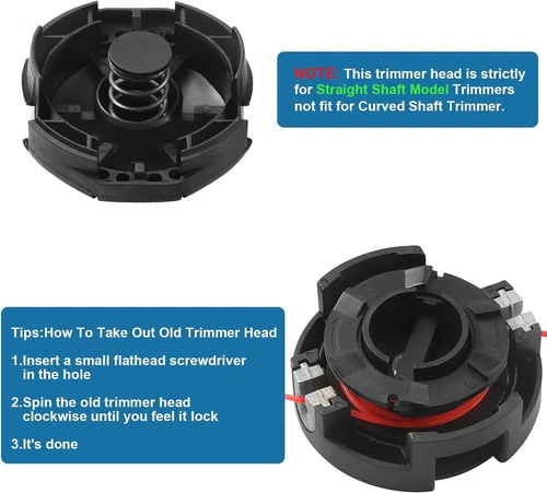 Cabezal de recortadora 1/2PK Echo GT100 GT140 GT160 GT200 GT225 GT225i GT225L GT230 - Imagen 5 de 14