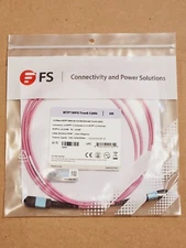 [Qty 10] 7FT MTP®-12 Female to MTP®-12 Female OM4 Multimode Elite Trunk Cable