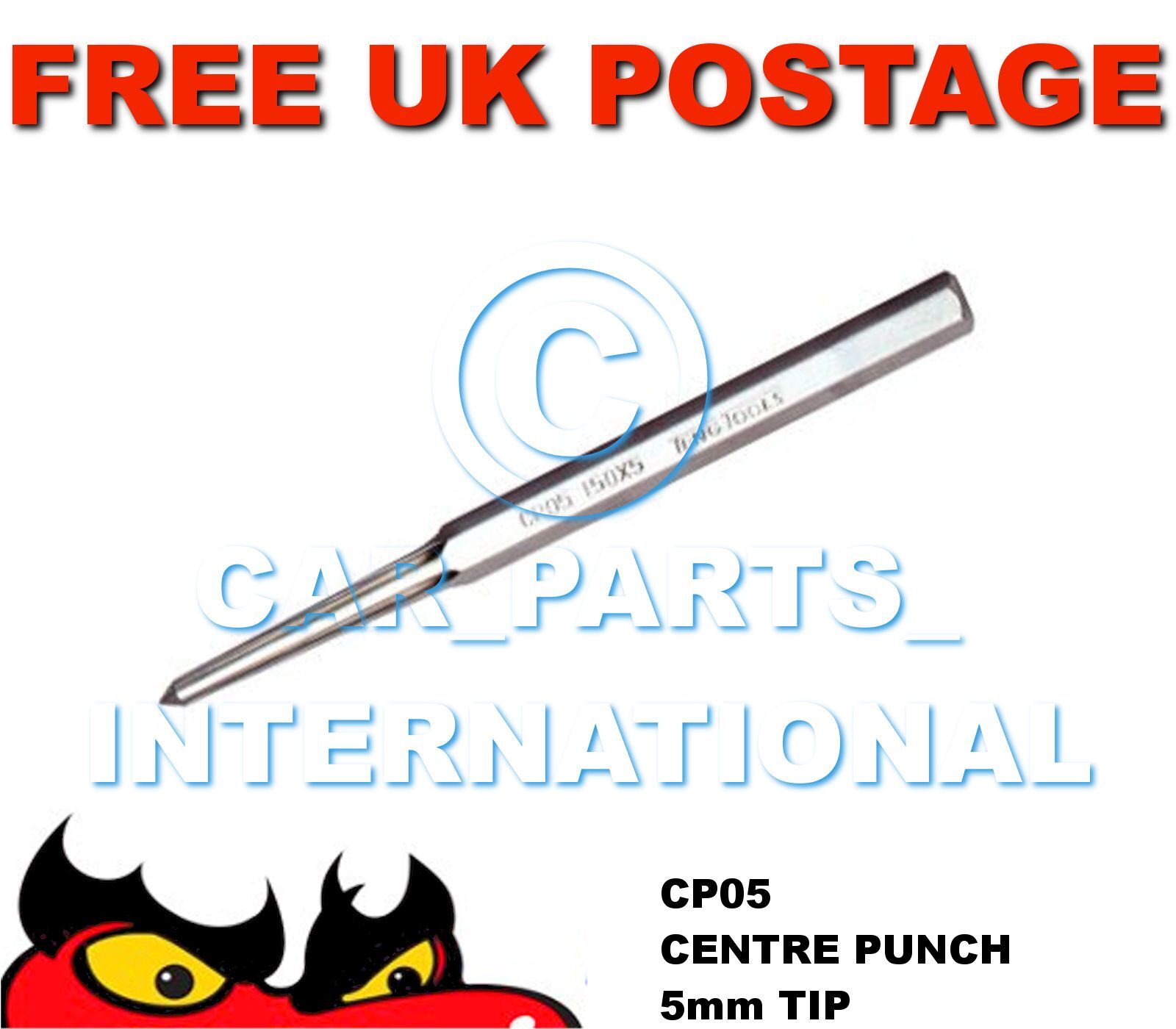 Teng Tools CP05 Special Steel Centre Punch 5mm